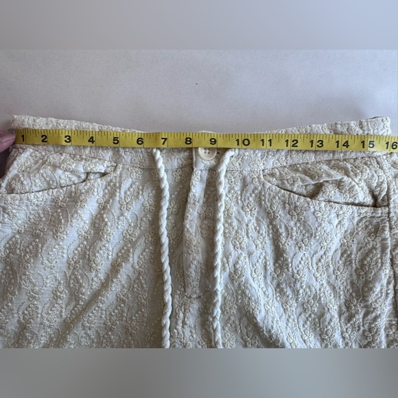 Sundance Solstice Culotte Cotton Wide Leg Embroidered Summer Pants Size 10 - Picture 10 of 16